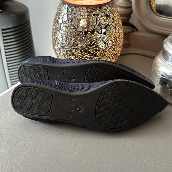 Rothy’s washable navy point shoes 6.5 - Picture 3 of 5